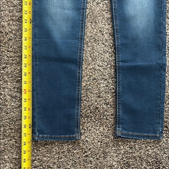 Jordan's Jeans Girls Size 14 Distressed Jeans with Elastic Waist - Picture 7 of 9